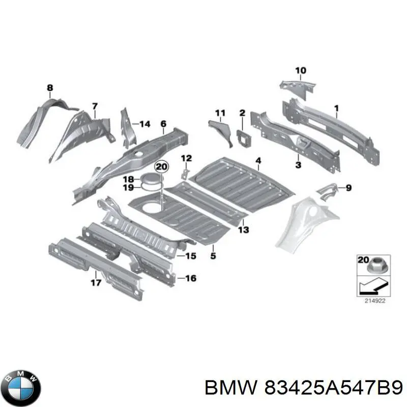 Герметик силіконовий 83425A547B9 BMW