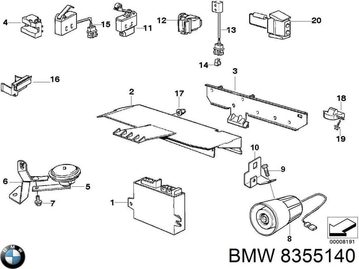 Купити 8355140 BMW 