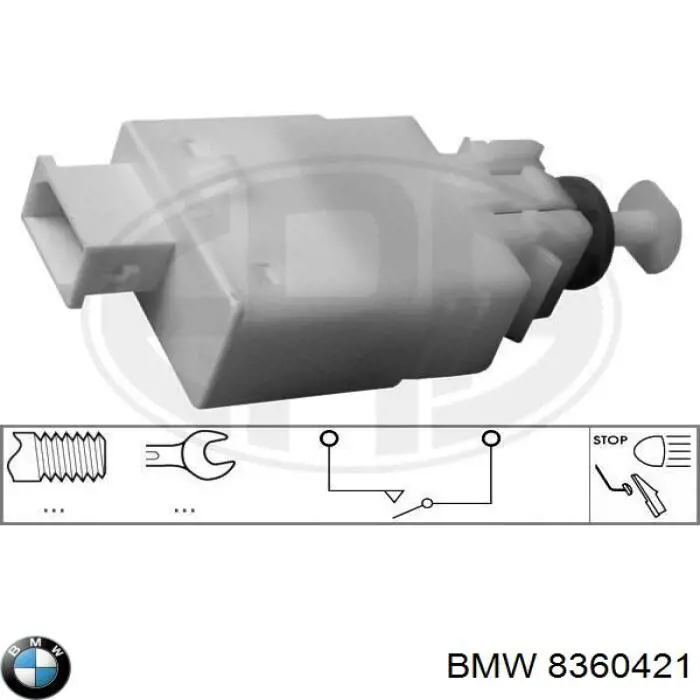 8360421 BMW Лягушка стоп-сигналу