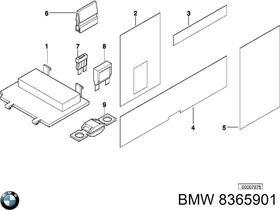 Запобіжник BMW 8365901 ціна, від 2.41 USD