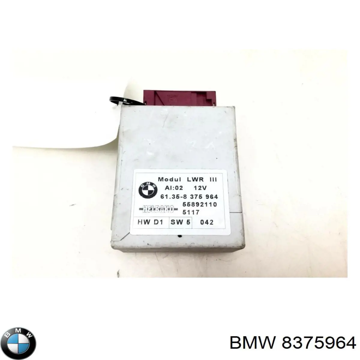 8375964 BMW модуль керування (ебу адаптивного освітлення правої фари)