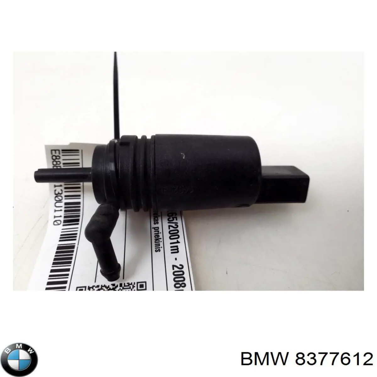 8377612 BMW насос-двигун омивача скла, переднього