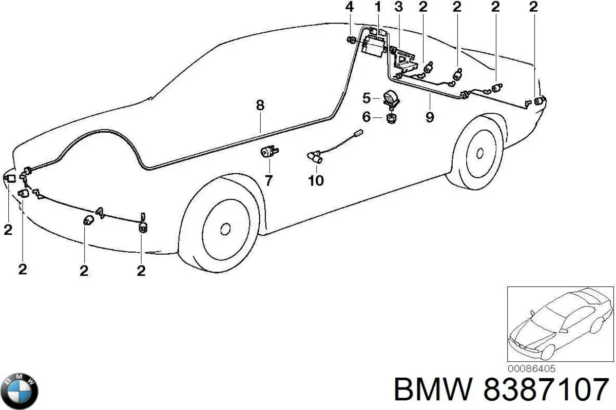 61128387107 BMW 
