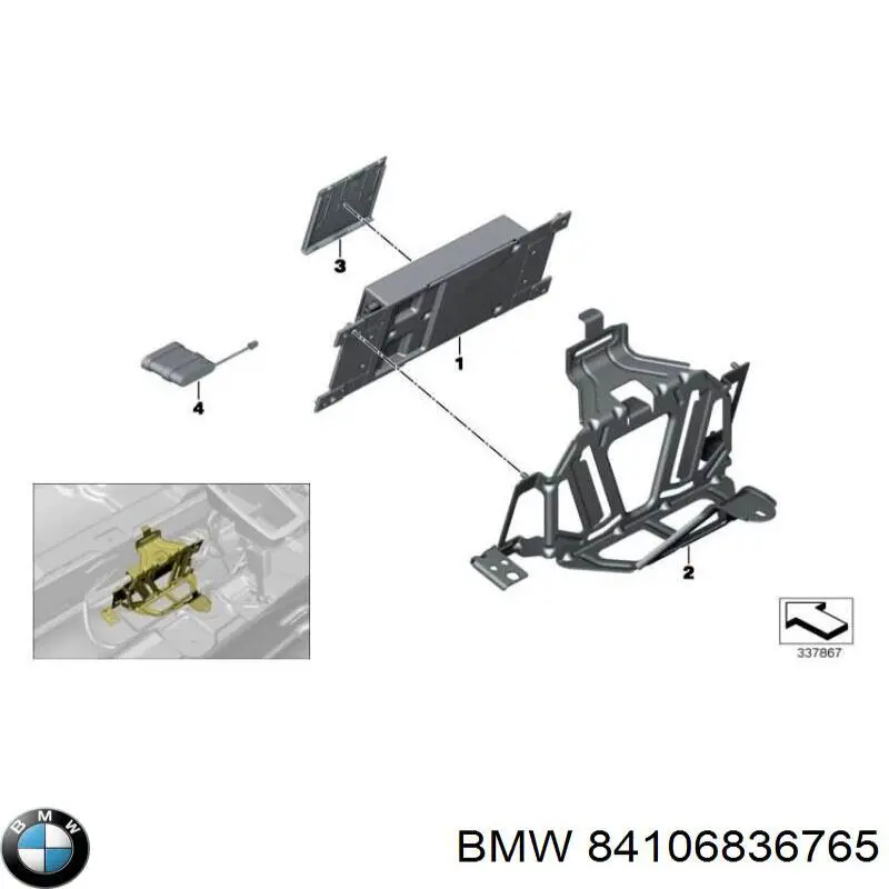  BMW 84106836765 ціна, від 123.76 USD