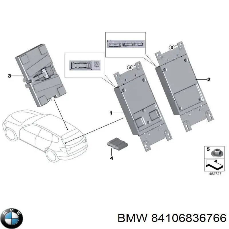  BMW 84106836766 ціна, від 807.65 USD