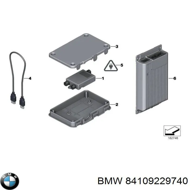 84109229740 BMW зарядний блок пристрою гучного зв'язку