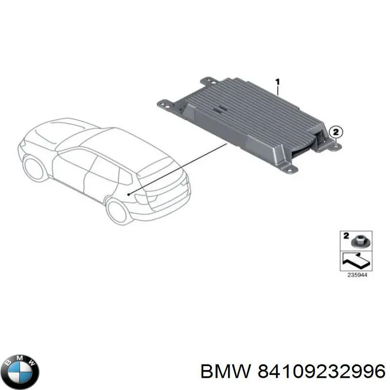 Блок керування мультимедійний 9257160 BMW
