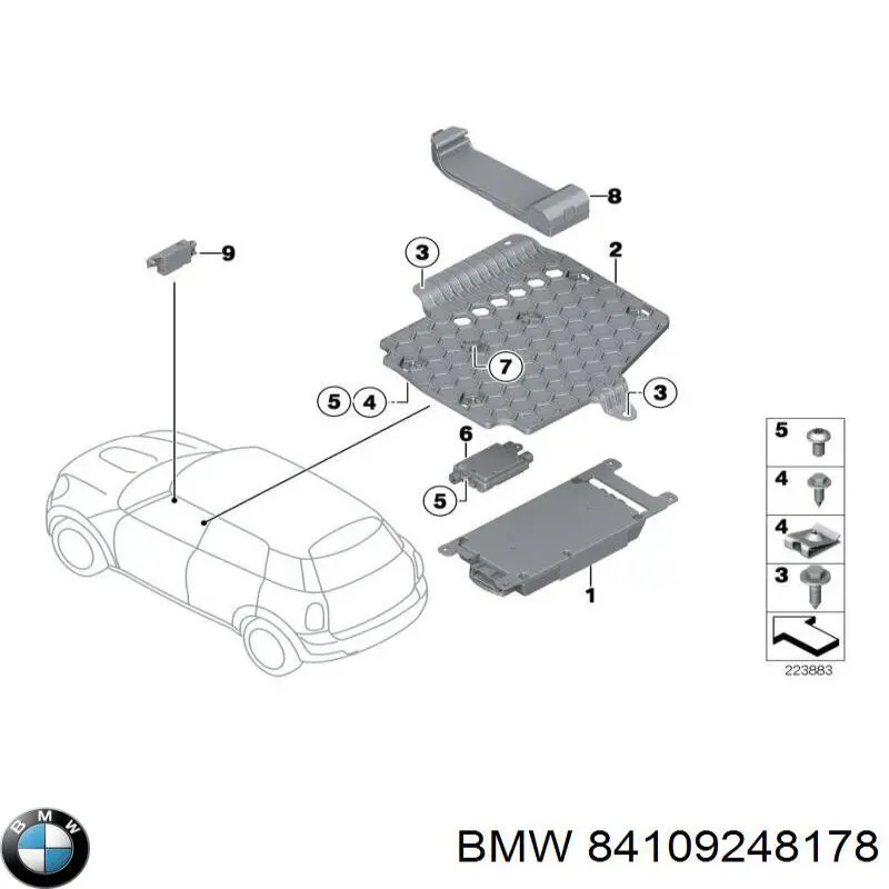 84109248178 BMW Блок керування мультимедійний