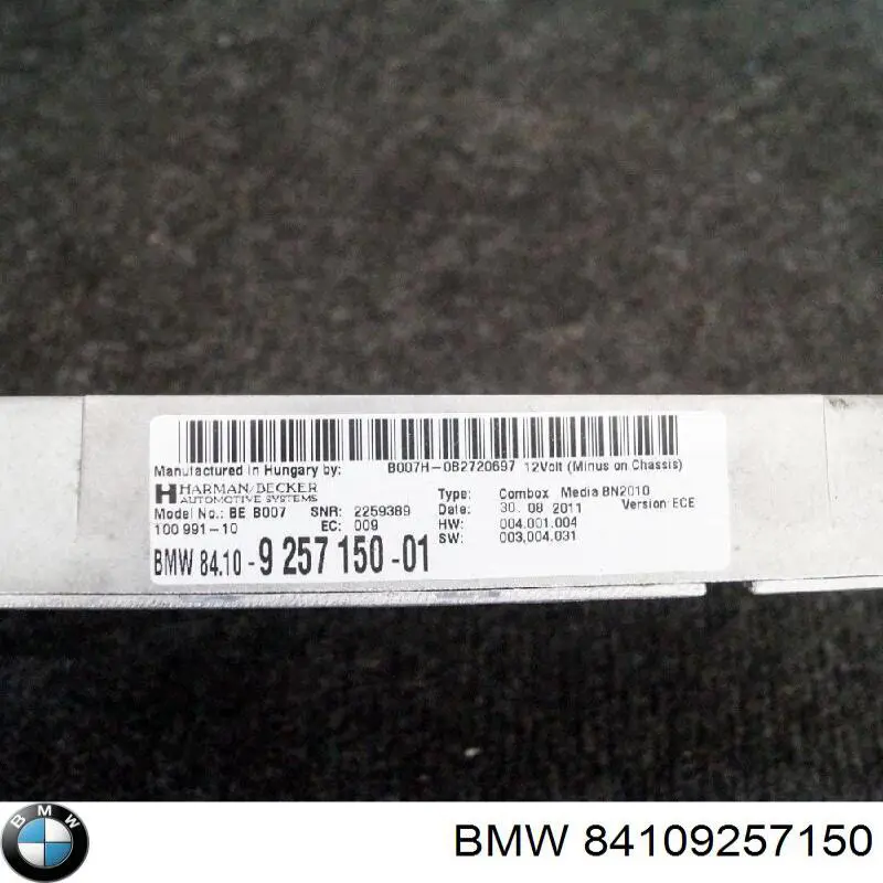  84109257150 BMW