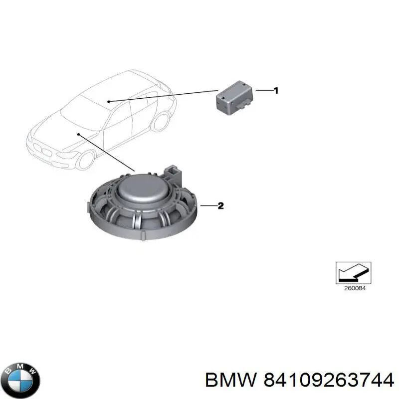 Мікрофон BMW 84109263744 ціна, від 2.53 USD