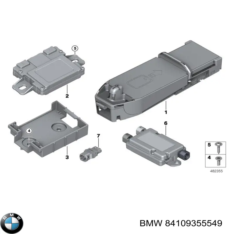 9355549 BMW USB-розгалужувач