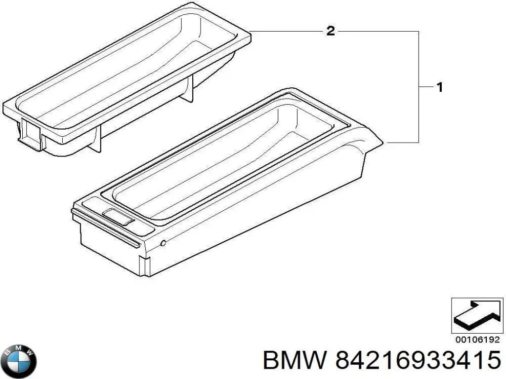 Купити 84216933416 BMW 