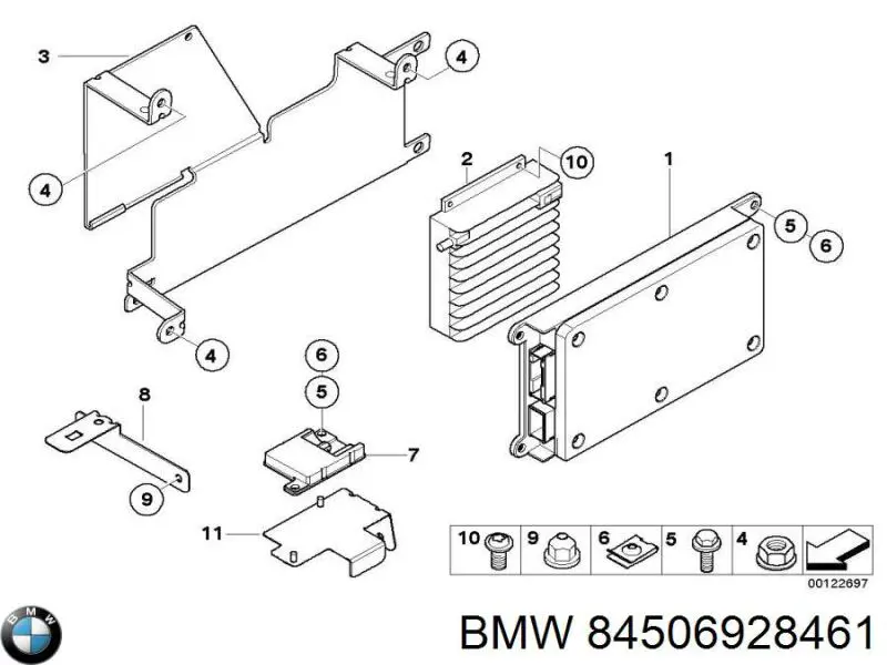 Антена 6928461 BMW