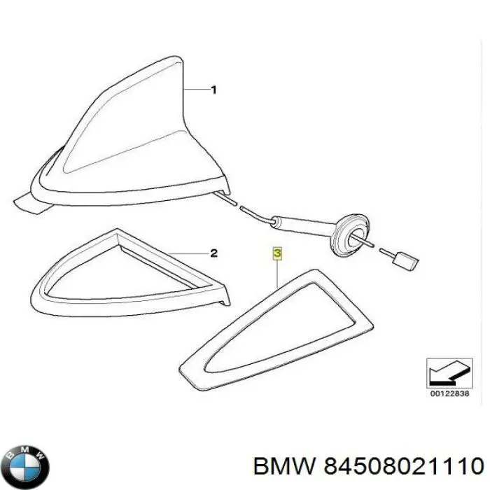  BMW 84508021110 ціна, від 30.08 USD