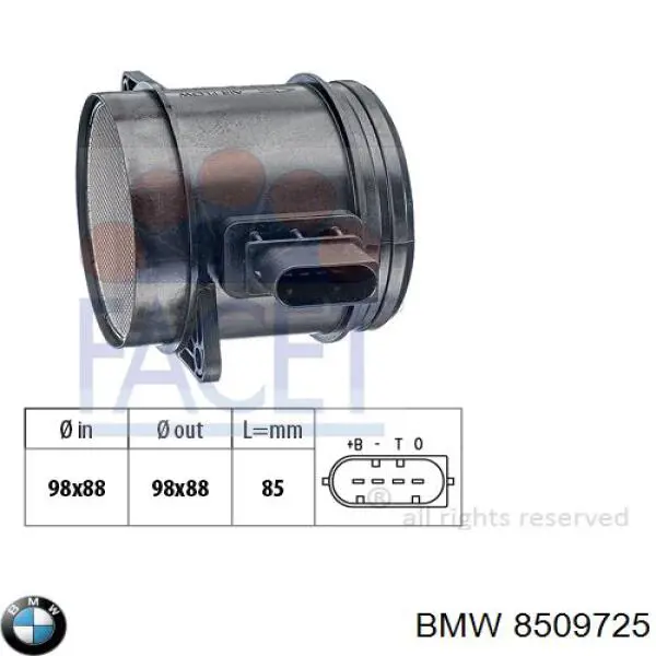 Купити 8509725 BMW Повітромір