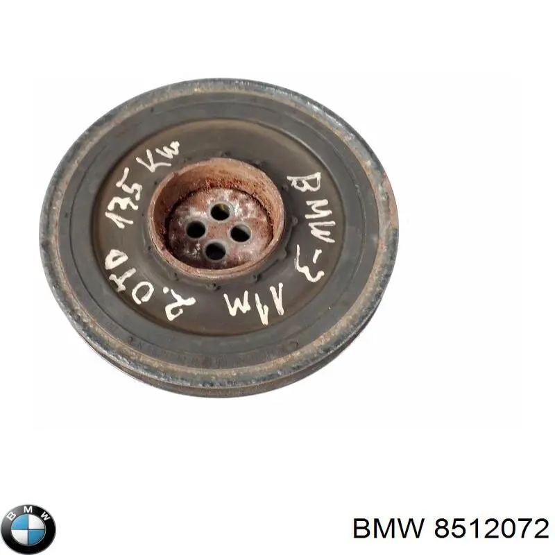 Шків колінвала (демпфер ) BMW 8512072 ціна, від 113.32 USD