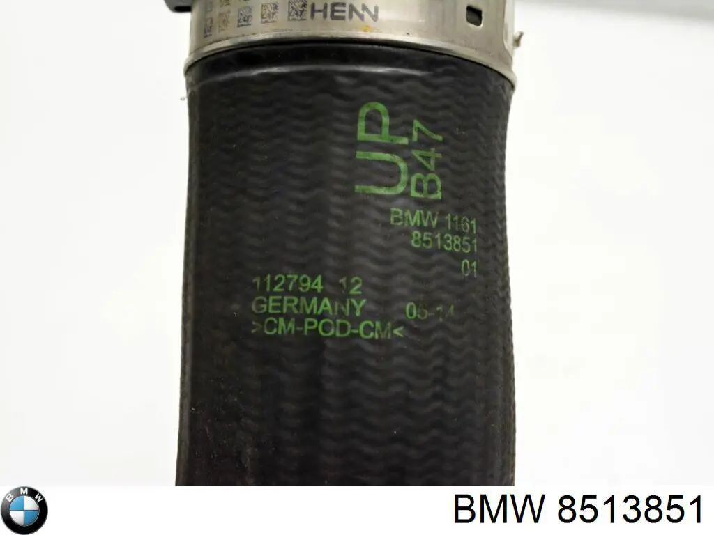 Купити 8513851 BMW Шланг/патрубок интеркуллера