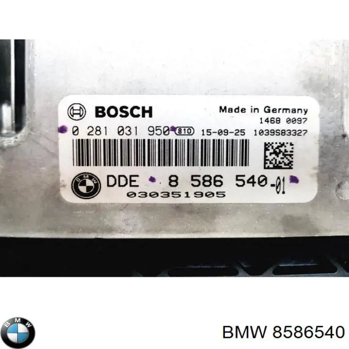 Електронний блок керування двигуном 8586540 BMW