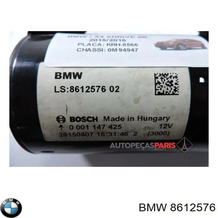 Стартер BMW 8612576 ціна, від 38.01 USD