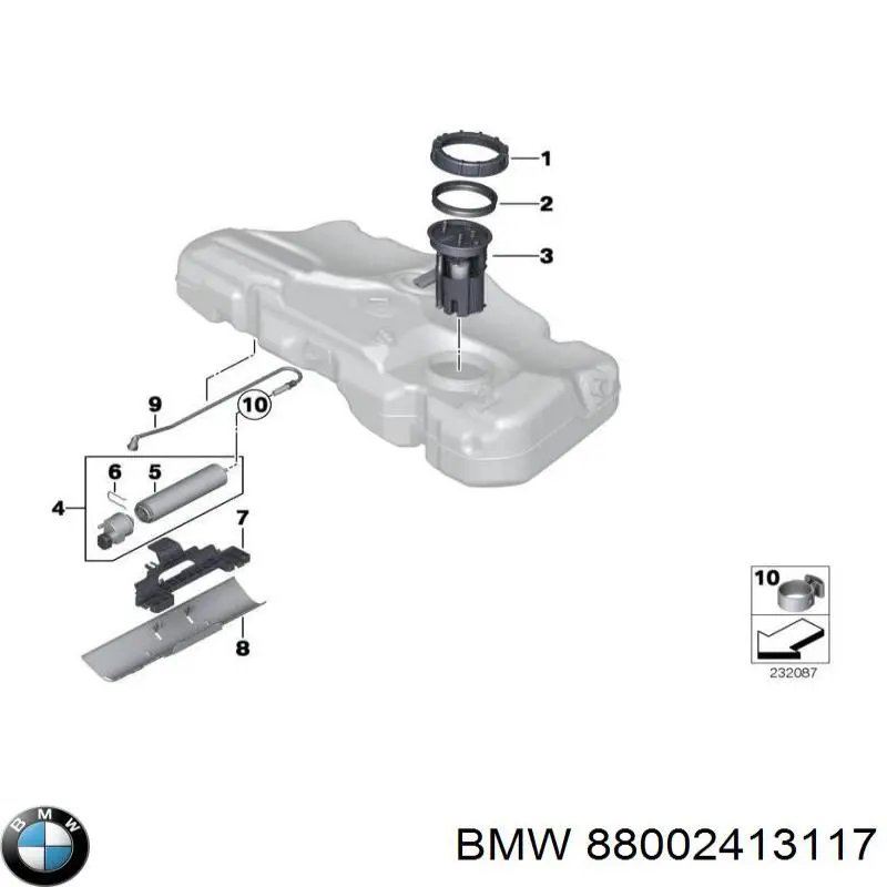Купити 88002413117 BMW 