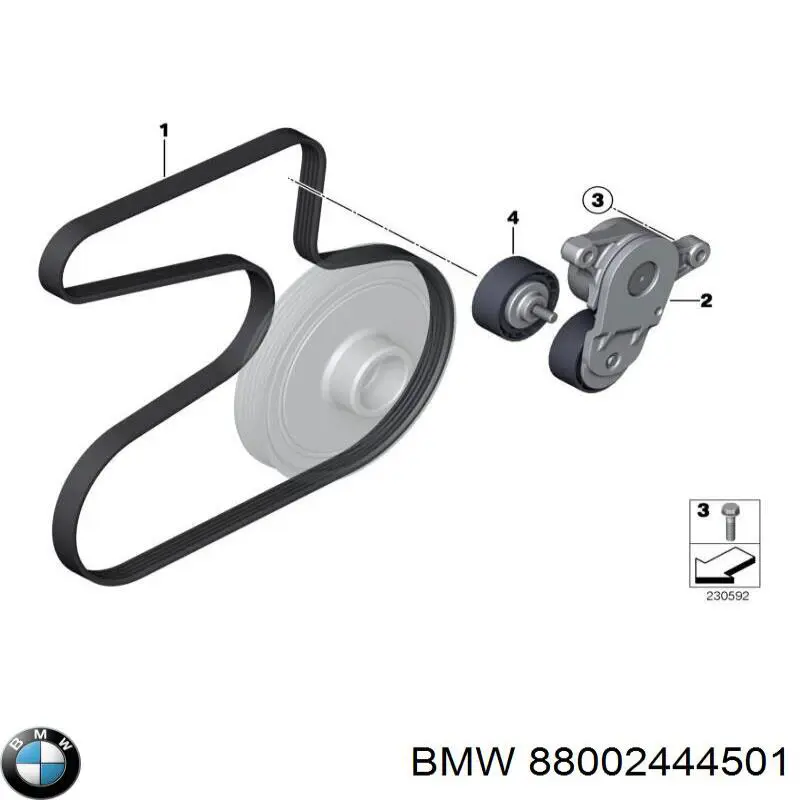Купити 88002444501 BMW 