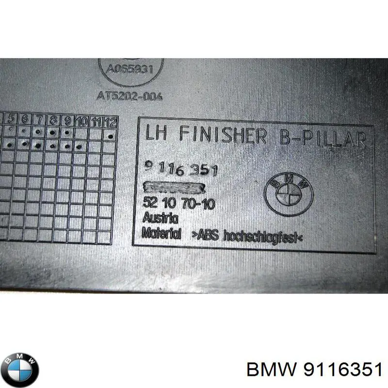 9116351 BMW 