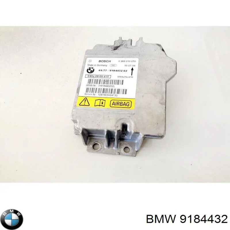 9184432 BMW модуль-процесор керування подушки безпеки