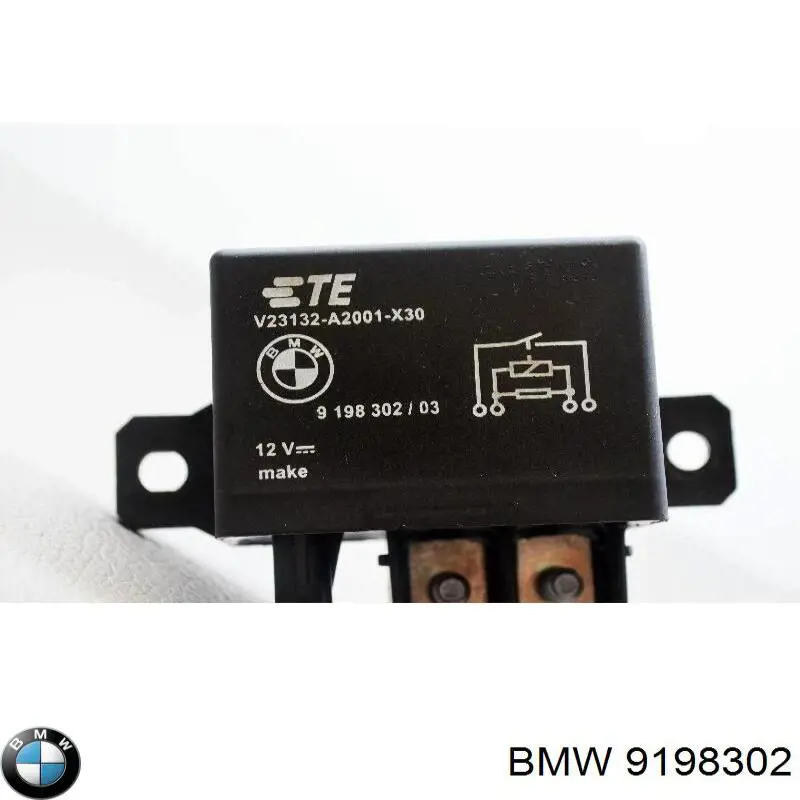 9198302 BMW Реле покажчиків поворотів