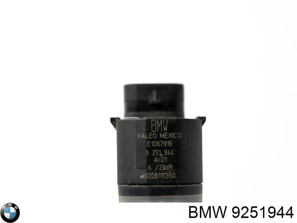 9251944 BMW Датчик сигналізації паркування (парктронік), передній