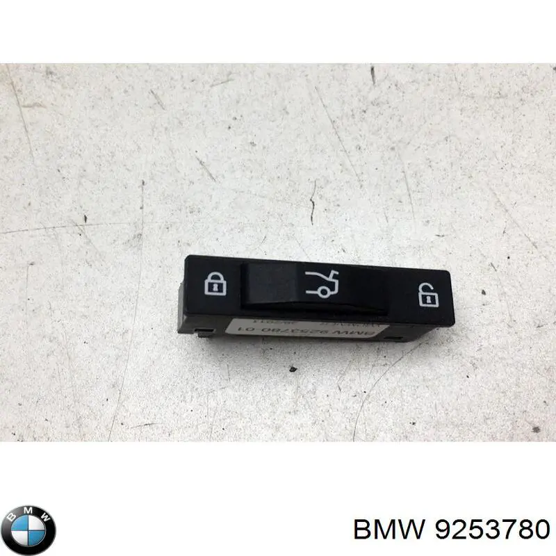 Кнопка салону приводу замка 3/5 двері (ляди)/кришки багажнику 9253780 BMW