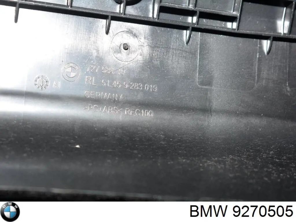 Лампа підсвічування в двері, передньої правої 9270505 BMW