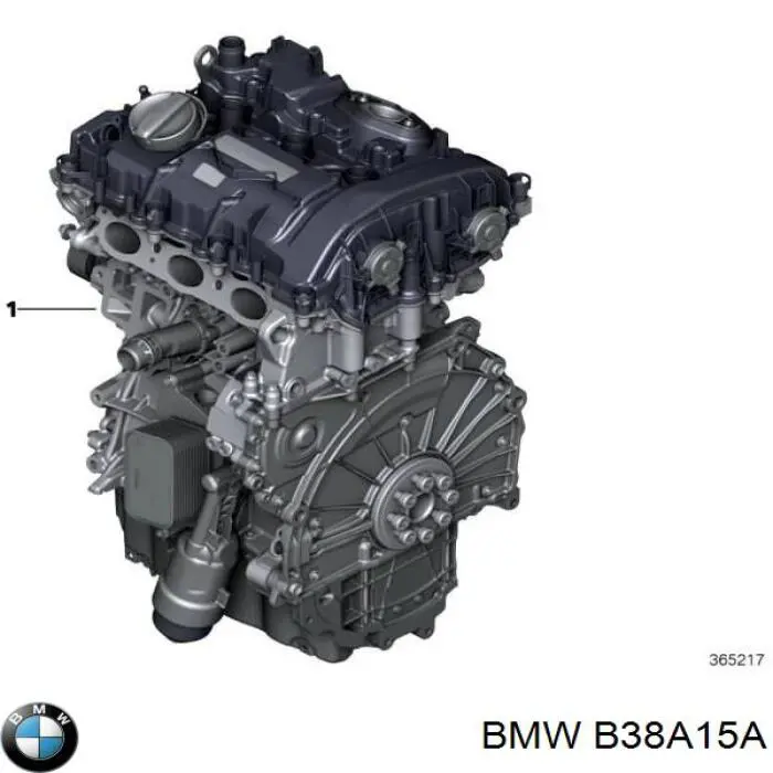 B38A15A BMW Мотор в зборі