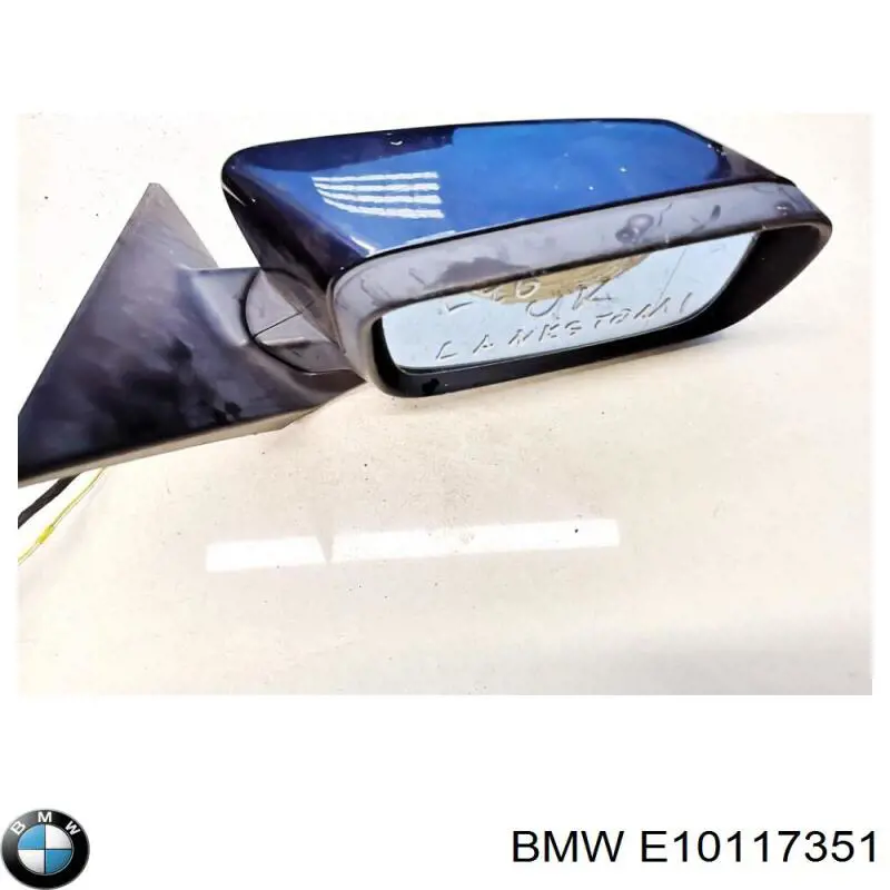 E10117351 BMW Дзеркало заднього виду, ліве