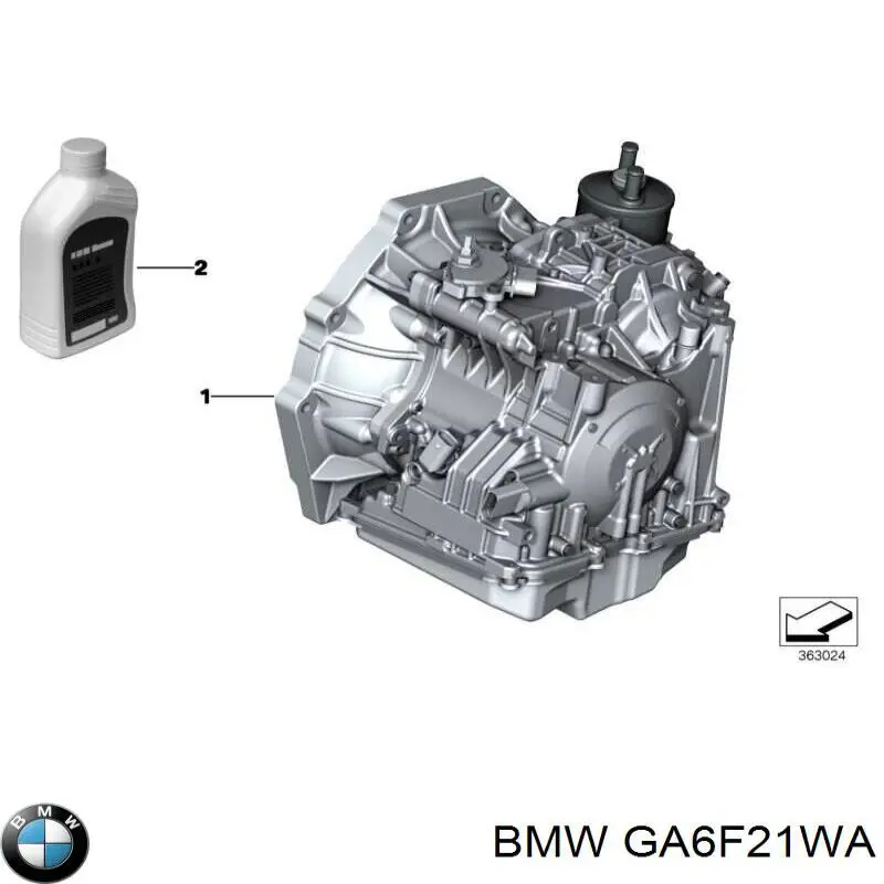 Коробка передач автомат BMW GA6F21WA ціна, від 316.73 USD