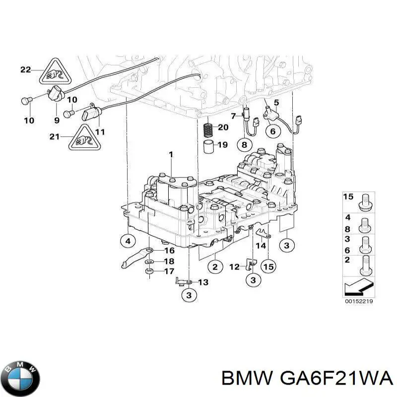 Купити GA6F21WA BMW АКПП в зборі (автоматична коробка передач)