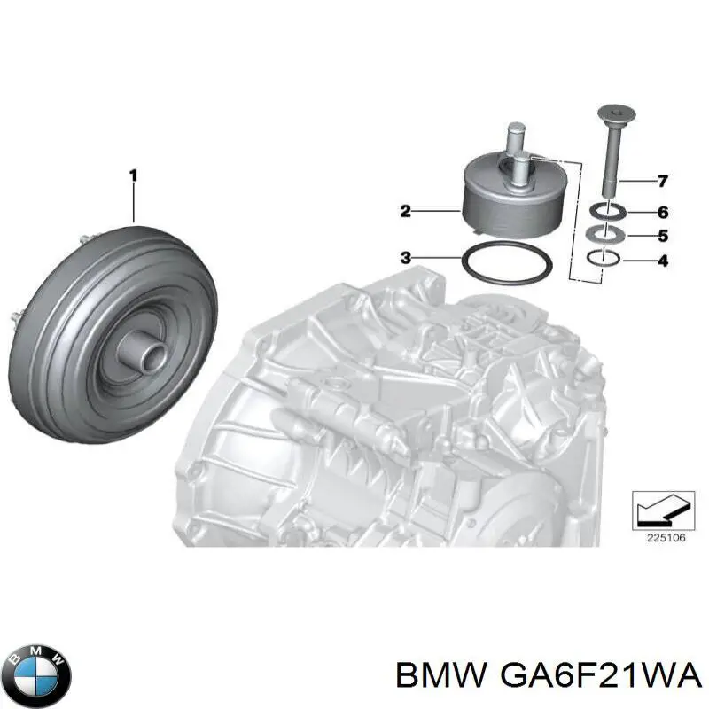 Купити GA6F21WA BMW АКПП в зборі (автоматична коробка передач)