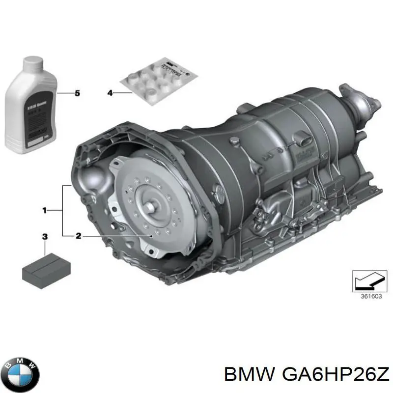Коробка передач GA6HP26Z BMW