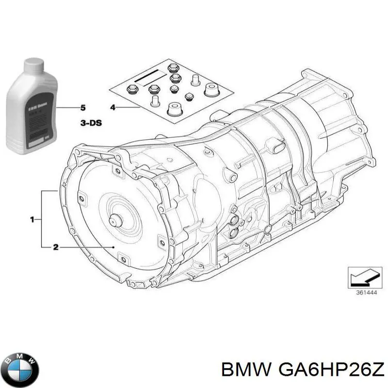 КПП в зборі BMW GA6HP26Z