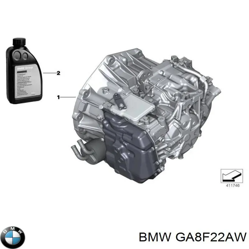 Коробка передач автомат BMW GA8F22AW ціна, від 692.78 USD