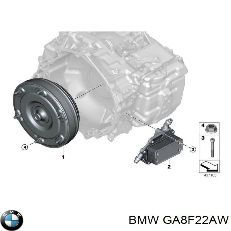 Купити GA8F22AW BMW АКПП в зборі (автоматична коробка передач)