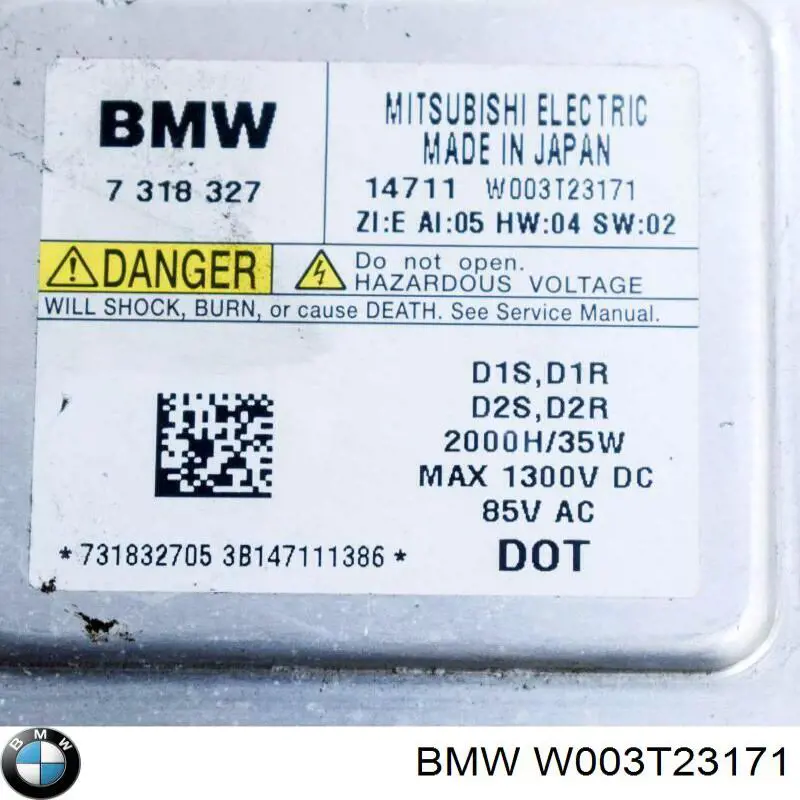 Ксенон, блок керування W003T23171 BMW