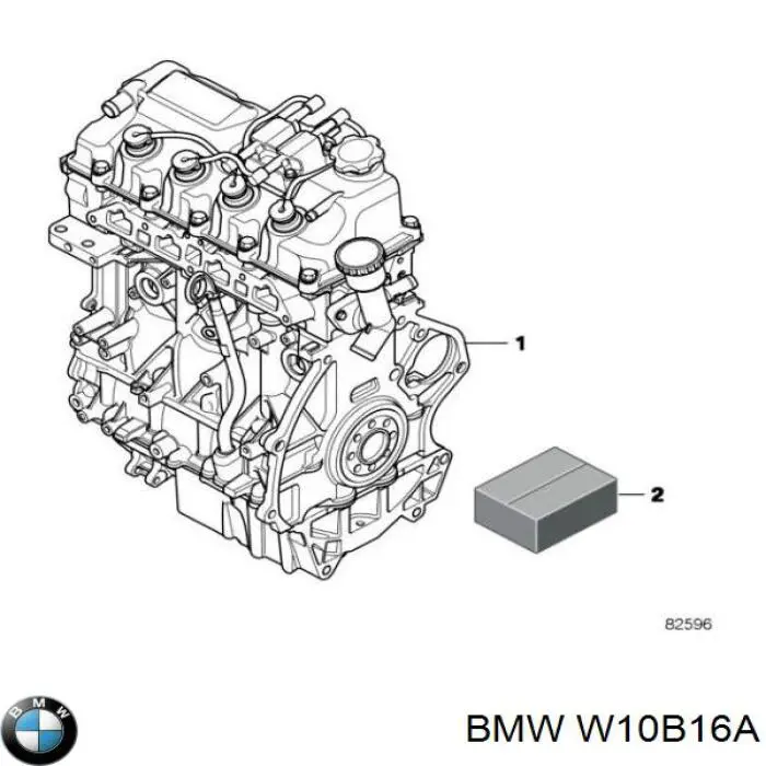 W10B16A BMW Мотор в зборі