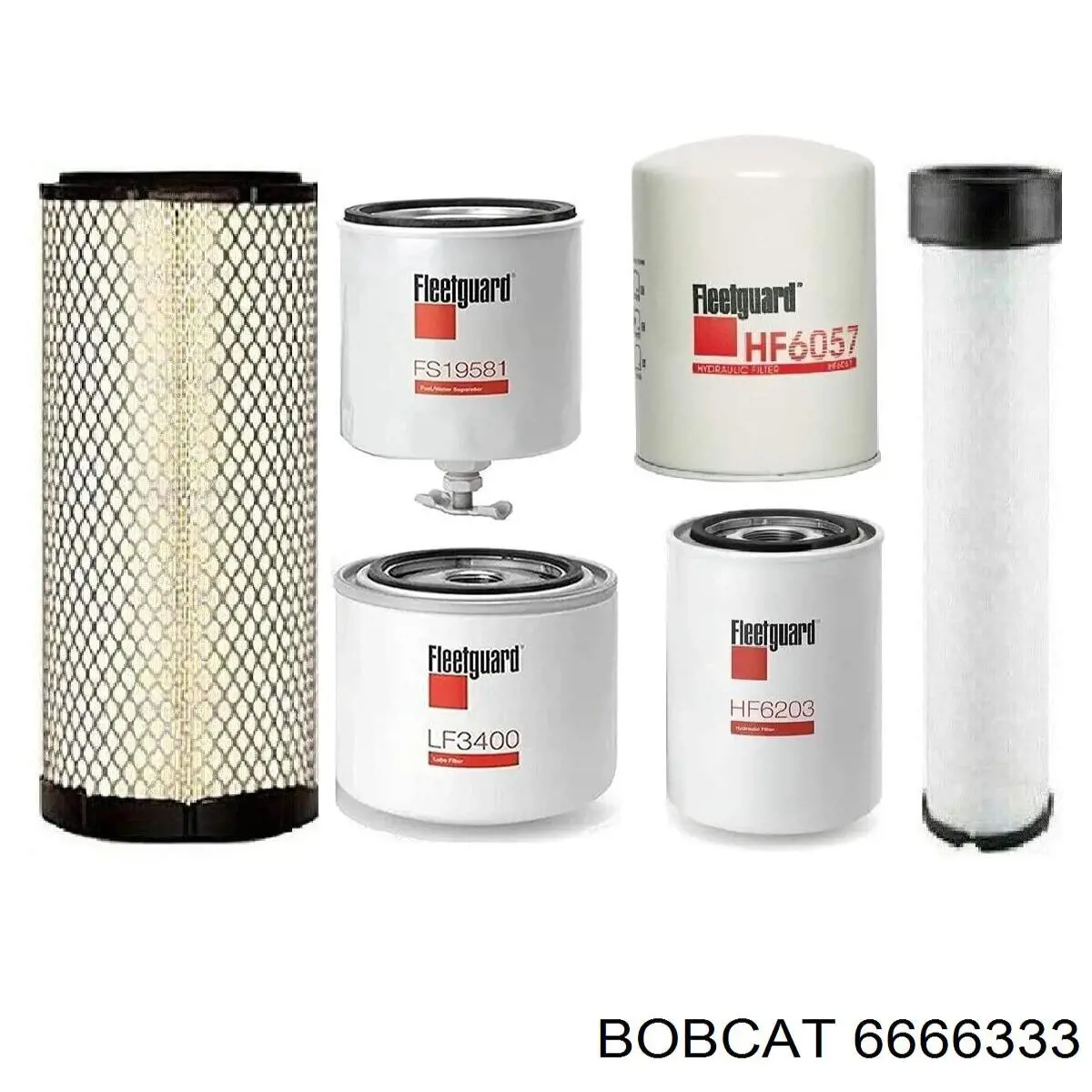 Елемент повітряного фільтра Bobcat 6666333 ціна, від 25.02 USD