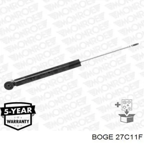 Купити 27C11F Boge Стійка амортизатора задня