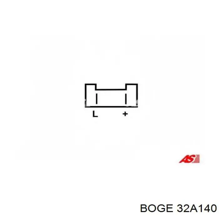32A140 Boge Ліва передня стійка