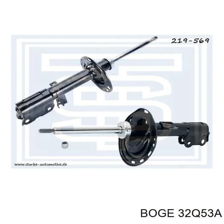Амортизатор задній, лівий Boge 32Q53A ціна, від 67.27 USD