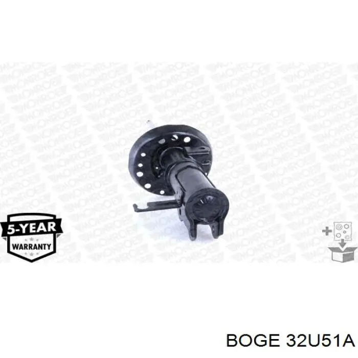 Амортизатор передній, правий Boge 32U51A ціна, від 42.41 USD