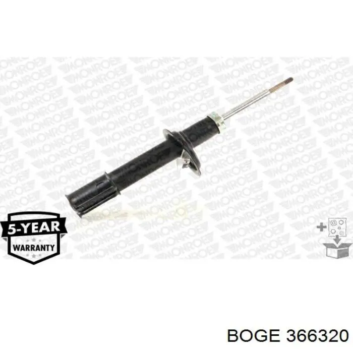 Амортизатор передній, правий 366320 Boge