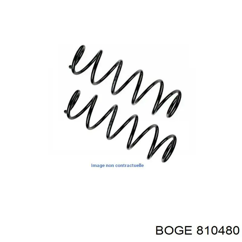 Пружина передня 810480 Boge