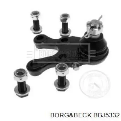 Кульова опора, нижня, права Borg&beck BBJ5332 ціна, від 21.27 USD